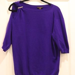 Louis Vuitton Purple Cashmere Sweater L